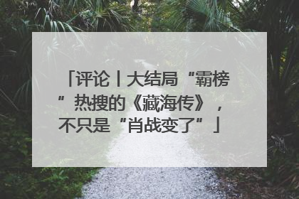 评论丨大结局“霸榜”热搜的《藏海传》，不只是“肖战变了”