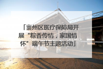 襄州区医疗保障局开展“粽香传情，家国情怀”端午节主题活动