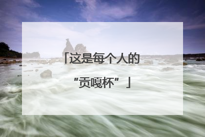 这是每个人的“贡嘎杯”
