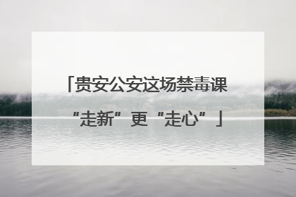 贵安公安这场禁毒课“走新”更“走心”