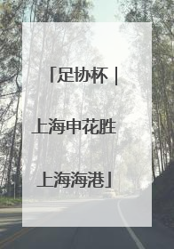 足协杯｜上海申花胜上海海港