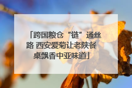 跨国粮仓“链”通丝路 西安爱菊让老陕餐桌飘香中亚味道