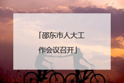 邵东市人大工作会议召开