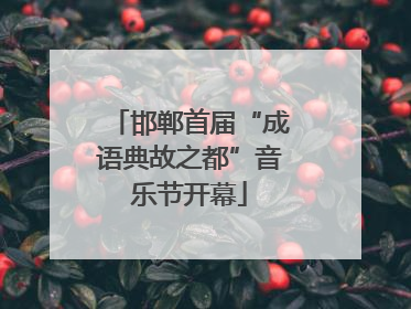 邯郸首届“成语典故之都”音乐节开幕