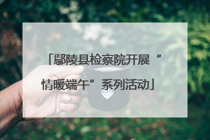 鄢陵县检察院开展“情暖端午”系列活动