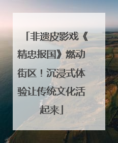 非遗皮影戏《精忠报国》燃动街区！沉浸式体验让传统文化活起来