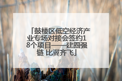 鼓楼区低空经济产业专场对接会签约18个项目——建圈强链 比翼齐飞
