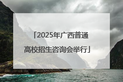 2025年广西普通高校招生咨询会举行