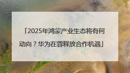 2025年鸿蒙产业生态将有何动向？华为在蓉释放合作机遇