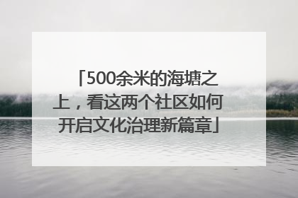 500余米的海塘之上，看这两个社区如何开启文化治理新篇章